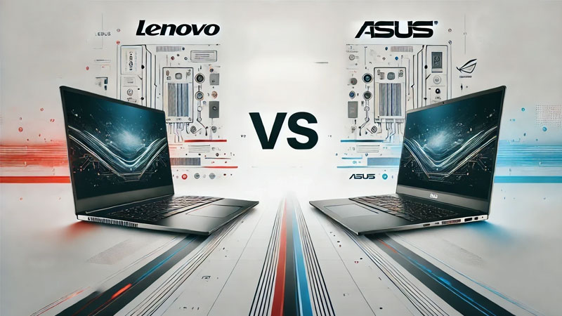 مقایسه لپ تاپ‌های لنوو و ایسوس؛ کدام برند بهتر است؟