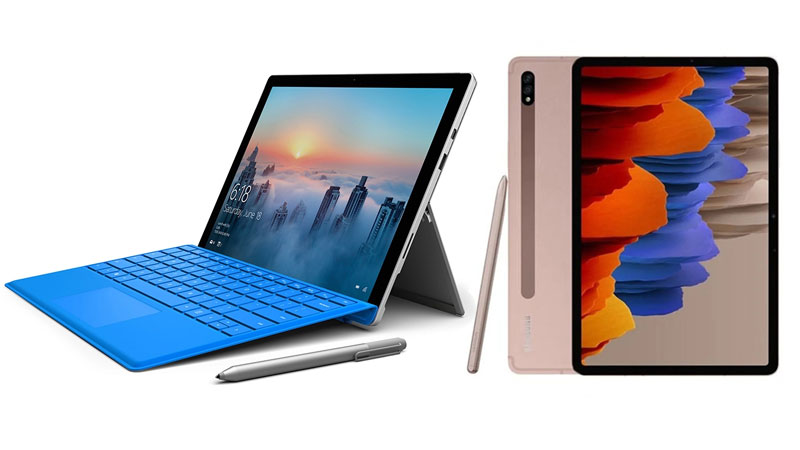 مقایسه سرفیس با تبلت سامسونگ؛ رقابت تبلت‌های ویندوزی و اندرویدی