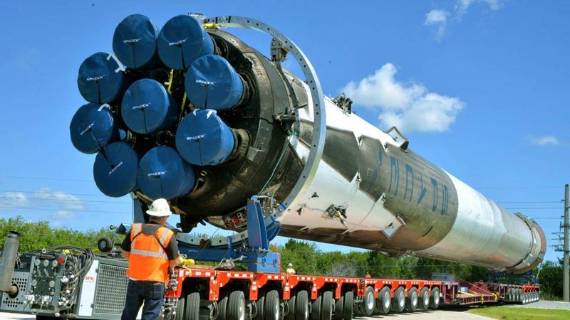 بوستر فالکون 9 اسپیس ایکس برای بیست و دومین بار پرتاب شد