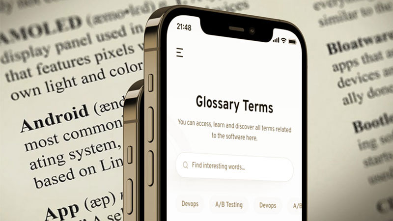 واژه‌نامه اصطلاحات موبایل (دیکشنری گوشی‌های هوشمند)