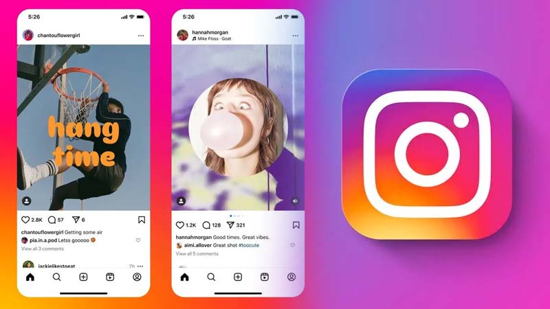 اضافه شدن قابلیت درج متن و استیکر به عکس در اینستاگرام 