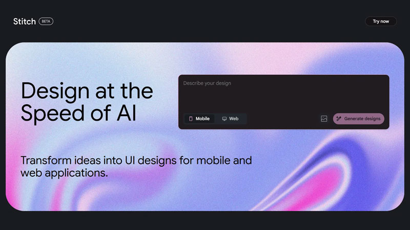 گوگل ابزار هوش مصنوعی جدیدی برای طراحی رابط کاربری معرفی کرد.