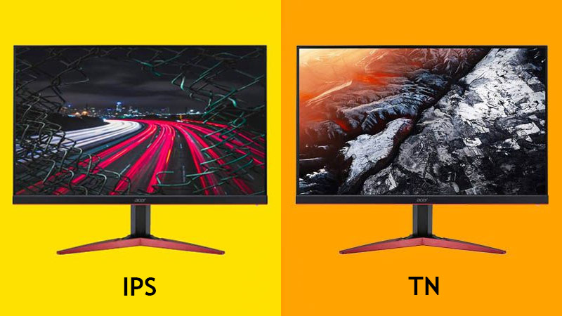 مقایسه پنل‌های IPS و TN