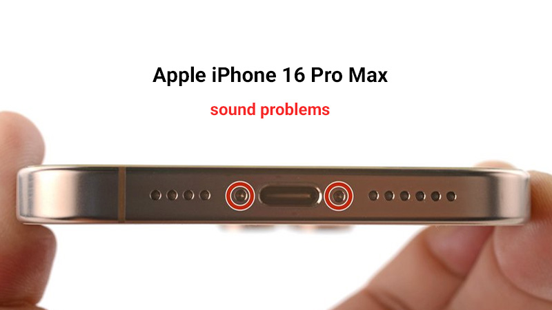 راهنمای جامع حل مشکلات صدای گوشی آیفون 16 پرومکس