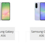 مقایسه گوشی‌های سامسونگ گلکسی A36 و A56