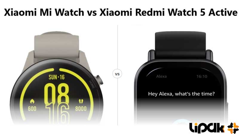 مقایسه ساعت‌های شیائومی Mi Watch و Redmi Watch 5 Active