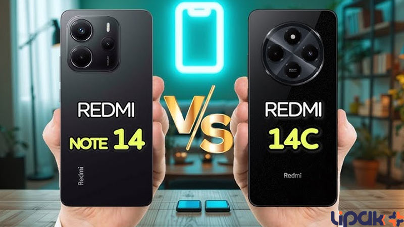 مقایسه گوشی شیائومی ردمی 14C با ردمی نوت 14