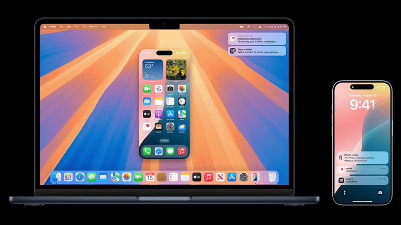 آموزش اتصال گوشی آیفون به لپ تاپ مک‌بوک اپل