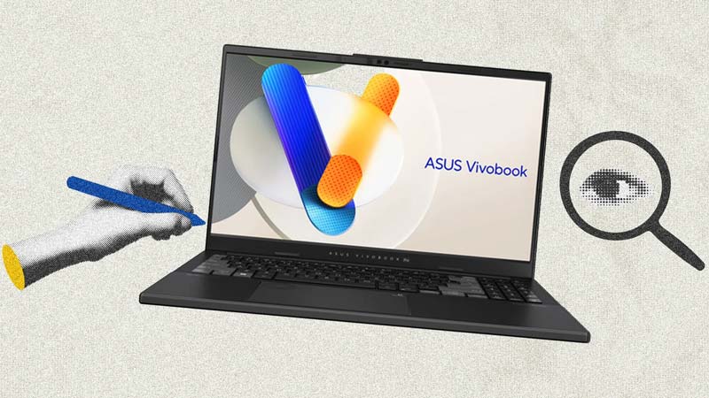 غرق در رنگ‌های زنده: تجربه واقعی با نمایشگر OLED لپ‌ تاپ ASUS Vivobook Pro 15 Q533MJ-CC