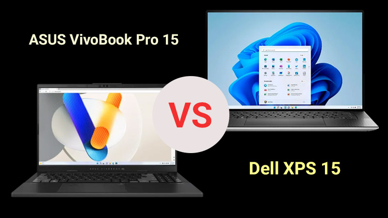 نبرد غول‌های بصری: مقایسه ASUS Vivobook Pro 15 Q533MJ-CC با Dell XPS 15