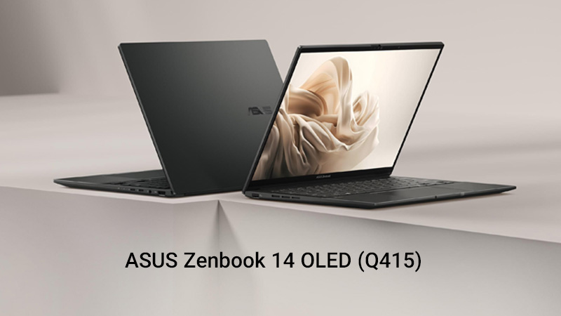 ZenBook Q415MA ایسوس؛ ترکیب زیبایی، سبکی و قدرت در یک لپ‌ تاپ