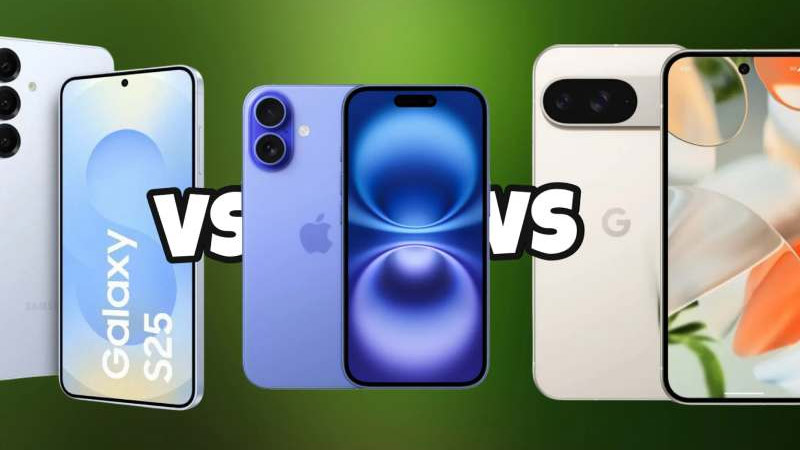 پیکسل 10 یا گلکسی S25 یا آیفون 16 پرو: کدام پرچمدار پایه 2025 را بخریم؟
