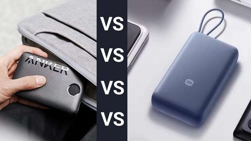 کدام پاور بانک ارزش خرید بیشتری دارد: شیائومی PB2030MI یا انکر؟