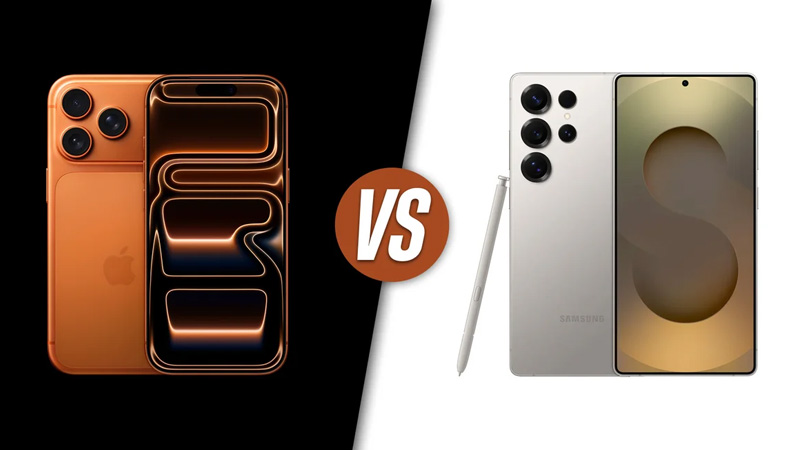 شکست گوشی s25 سامسونگ در تست شارژدهی باتری مقابل آیفون 17 پرومکس