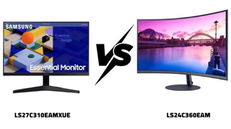 مقایسه مانیتور سامسونگ LS27C310EAMXUE با LS24C360EAM XUE