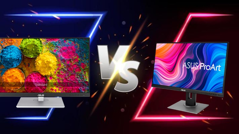 مقایسه مانیتور ایسوس ProArt PA247CV با PA278QV