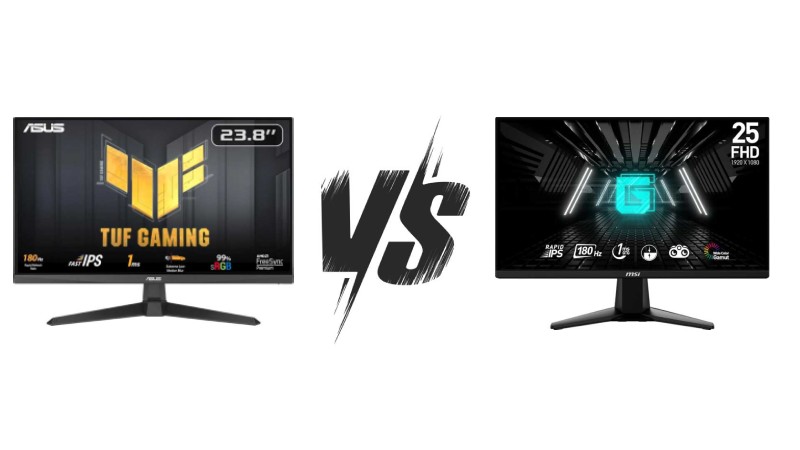 مقایسه مانیتور TUF Gaming VG249Q3A با MSI G255FDE
