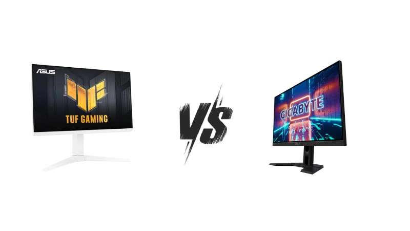 مقایسه مانیتور ایسوس VG27AQML1A با گیگابایت M27Q X