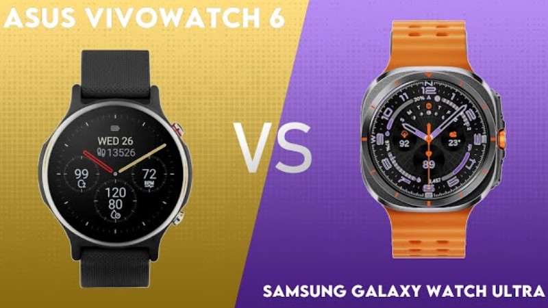 مقایسه ایسوس VivoWatch 6 و سامسونگ Galaxy Watch Ultra
