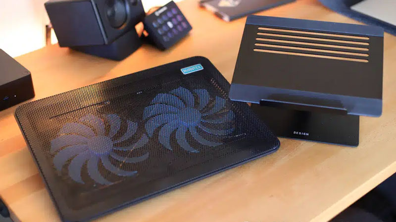 راهنمای نحوه استفاده از کول‌پد و پایه نگهدارنده برای لپ تاپ