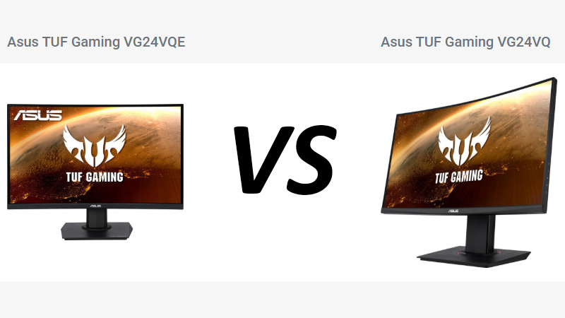 مقایسه مانیتور ایسوس TUF Gaming VG24VQ با مدل VG24VQE