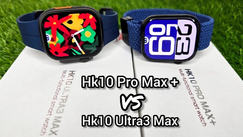 مقایسه ساعت هوشمند HK10 PRO MAX PLUS با HK10 ULTRA3 MAX