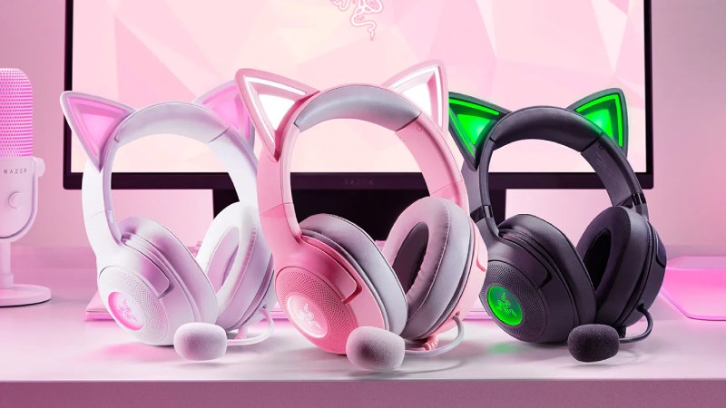 بررسی هدفون گیمینگ ریزر Kraken Kitty
