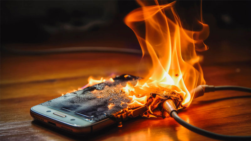 ترکیدن باتری گوشی در شارژ: 8 دلیل منفجر شدن گوشی
