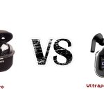 مقایسه هدفون بلوتوثی Ultrapods PR0 و اوی T1 Pro|طراحی Ultrapods PR0||PR0 با کیس شارژ 200 میلی‌آمپر ساعت و عمر 4–5 ساعت در پخش موسیقی/مکالمه